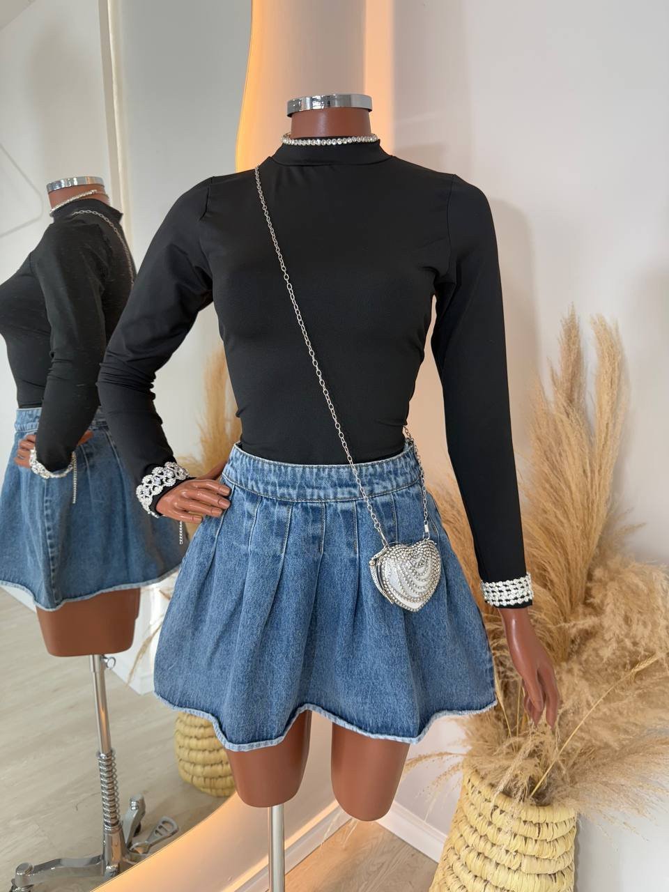 Saia Jeans 