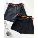 Short  Saia com cinto